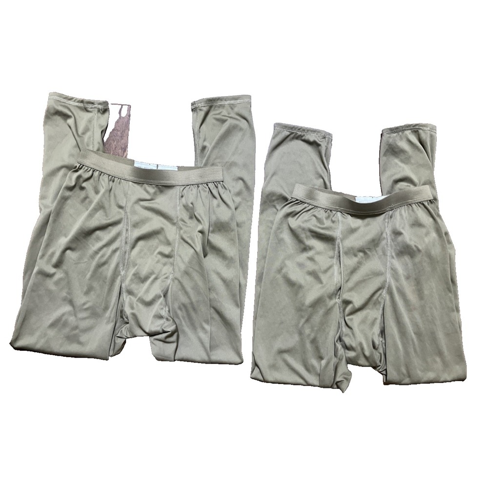 NEW 2 ECWCS Gen III Level 1 Cold Weather Light Weight Drawers/Pants Small Reg